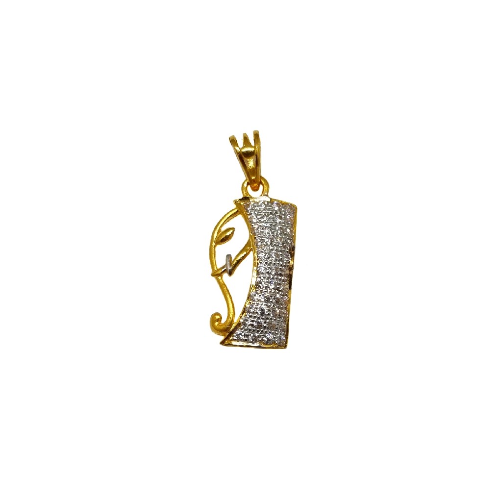 22K Gold Ganesh Gents Pendant MGA - PDG1213