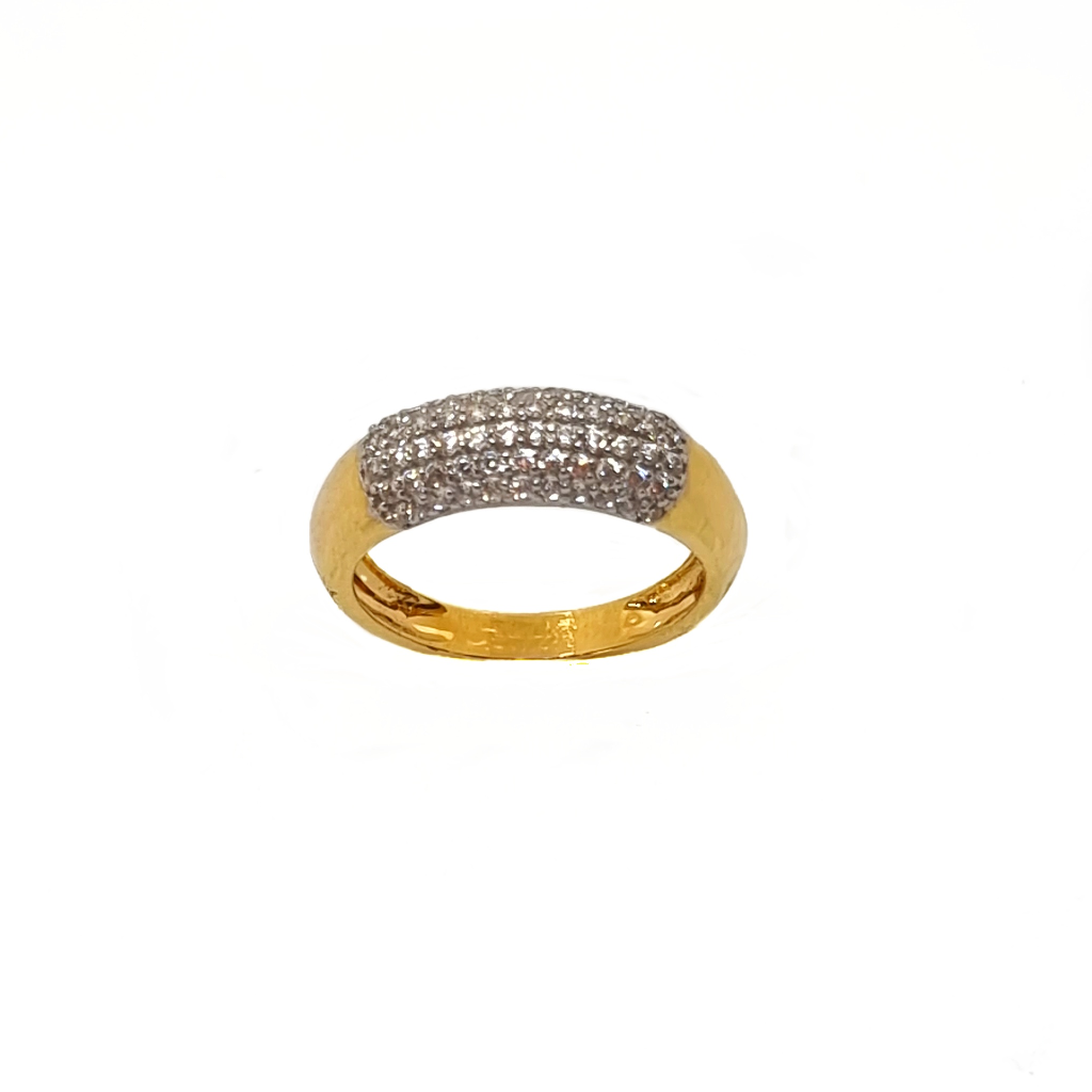 Plain Diamond Ring In 18K Gold MGA...